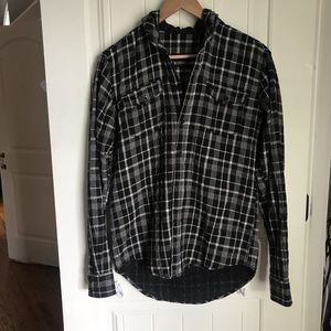 Vintage hooded flannel